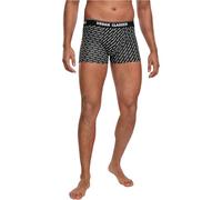 Urban Classics Boxer Shorts 3-Pack sous-vêtement, Branding AOP/Black/Charcoal, XL (Lot de 3) Homme