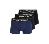 Urban Classics Boxers bio lot de 3 pour hommes Bleu foncé/Marine/Noir XL