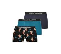 Urban Classics Boxers bleu marine / gris foncé / vert / mélange de couleurs, Taille 5XL