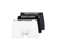 Urban Classics Homme Lot De 3 Boxers Biologiques Caleçon, Blanc/Bleu Marine/Noir., M EU