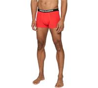Urban Classics Boxers Organique Noël - Lot De 3 Homme Boxer Rouge/Vert L 95% Coton, 5% Polyester