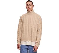 Urban Classics Boxy Roll Neck Sweater Maillot de survêtement, Wetsand, XXXL Homme