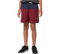 Urban Classics Boys Block Swim Shorts Maillot de Bain, Navy/Burgundy, 134/140 garçons