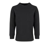 Urban Classics Boys Heavy Oversized Pocket Longsleeve, T-Shirt Garçon, Black,