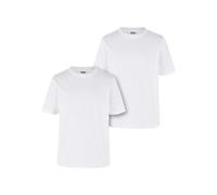 Urban Classics T-shirt Organic Basic Garçon – Lot de 2 manches courtes – Blanc 134-140 cm