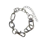 Urban Classics Bracelet à attaches diverses argenté - L/XL