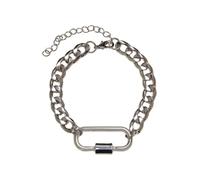 Urban Classics Bracelet à fermoir argenté - S/M
