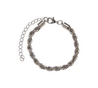 Urban Classics Bracelet Charon entrelacé argenté - S/M
