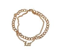 Urban Classics Bracelet de cheville en or Zodiac leo - L/XL