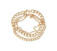 Urban Classics Bracelet de cheville superposé doré - S/M