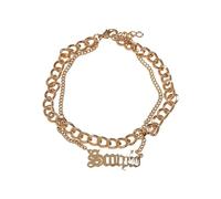 Urban Classics Bracelet de cheville unisexe Zodiac Golden Anklet, couleur scorpio, taille L/XL