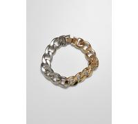 Urban Classics Bracelet lourd bicolore or/argent - S/M
