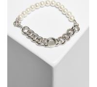 Urban Classics Bracelet Pearl Flat Chain Bracelet en argent L/XL