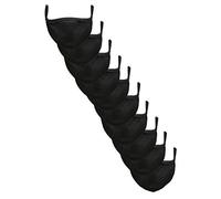 Urban Classics Build Your Brand Cotton Face Mask 10-pack Masque de tous les jours, Black, Taille Unique Mixte