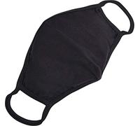 Urban Classics Build Your Brand Cotton Face Mask 2-pack Masque de tous les jours, Black, Taille unique Mixte