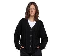 Urban Classics Ladies Cabel Knit Cardigan, Black, XXXXL Femme
