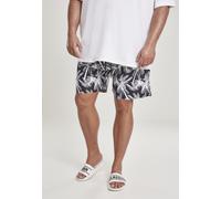 Urban Classics Caleçon de bain Pattern Swim Shorts Palm/White S