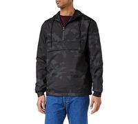 Urban Classics Camo Pull Over Veste, Motif Camouflage Foncé, XL Homme