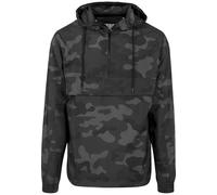 Urban Classics Camo Pull Over Veste, Motif Camouflage Foncé, XL Homme