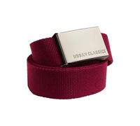 Urban Classics Canvas Belt Ceinture, Bordeaux, Taille unique Mixte