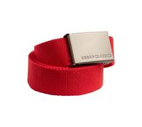 Urban Classics - Ceinture canvas - Rouge - Taille unique mixte