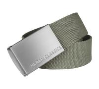 Urban Classics - Canvas Ceinture Olive / Argent