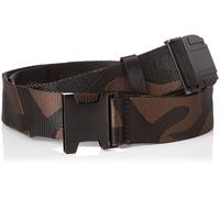 Urban Classics - Canvas Rubbered Touch Ceinture Grey Camo