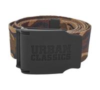 Urban Classics - Canvas Rubbered Touch Ceinture Wood Camo