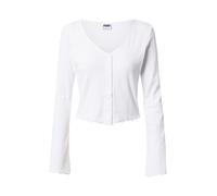 Urban Classics Cardigan femme Ladies Cropped Rib Cardigan White S
