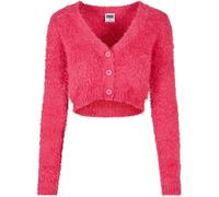 Urban Classics Cropped Feather Cardigan Rose 3XL Femme