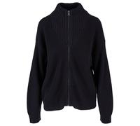 Urban Classics Ladies Knitted Zip Cardigan, Black, L Femme
