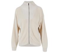 Urban Classics Ladies Knitted Zip Cardigan, Cardigan Femme, Sand,