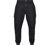 Urban Classics Cargo Jogging Jeans, Pantalon Homme, Bleu (Rinsed Wash 02263), 50 (Taille Fabricant: Small)