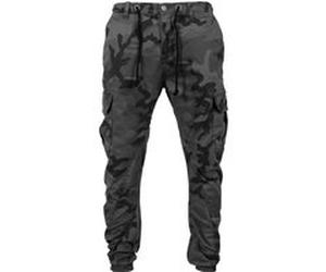 Urban Classics Cargo Jogging Pants Grey Camo Taille: 28 | Pantalons Cargo Outlet | Homme | Gris