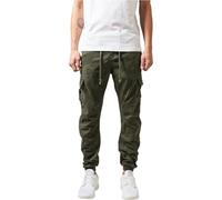 Urban Classics Cargo Jogging Pants Olive Camo Taille: 28 | Pantalons Cargo Outlet | Homme | Vert