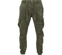 Urban Classics Pantalon cargo kaki / olive / vert foncé, Taille 44