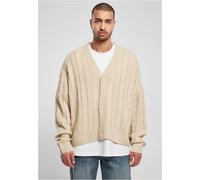 Urban Classics Carrée Cardigan Gilet Tricoté Homme Tricot en Torsades Oversize
