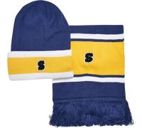 Urban Classics College Team With Scarf Beanie Bleu