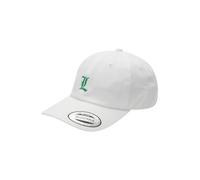Urban Classics Casquette 'Letter' vert / blanc, Taille 55-60