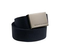 Urban Classics Ceinture bleu marine / argent, Taille 80-105