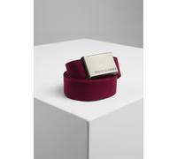 Urban Classics Ceinture Canvas Belts Burgundy Einheitsgröße