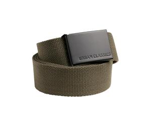 Urban Classics Ceinture En Toile Unisexe Ceinture anthracite 100% Polyester