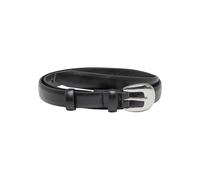 Urban Classics Ceinture fine à boucle épaisse TB7208 pour femme, noir/argent, L/XL, noir/argent, L/XL