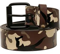 Ceinture camouflage en cuir synthÃ©tique Urban Classics Marron L/XL