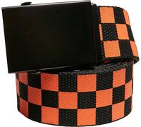 Urban Classics Ceinture orange / noir, Taille 75-85
