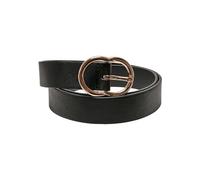 Urban Classics Petite Boucle de Ceinture, Noir/doré, M Mixte