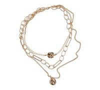 Urban Classics Chaîne 'Ocean' or / blanc, Taille One Size