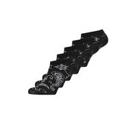 Urban Classics Chaussettes 'Bandana' noir / blanc cassé, Taille 47-50