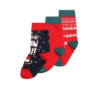 Urban Classics Chaussettes bleu marine / vert / rouge / blanc, Taille 39-42