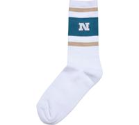 Urban Classics Chaussettes College Team Socks Unionbeige/Bottlegreen/White EUR 44